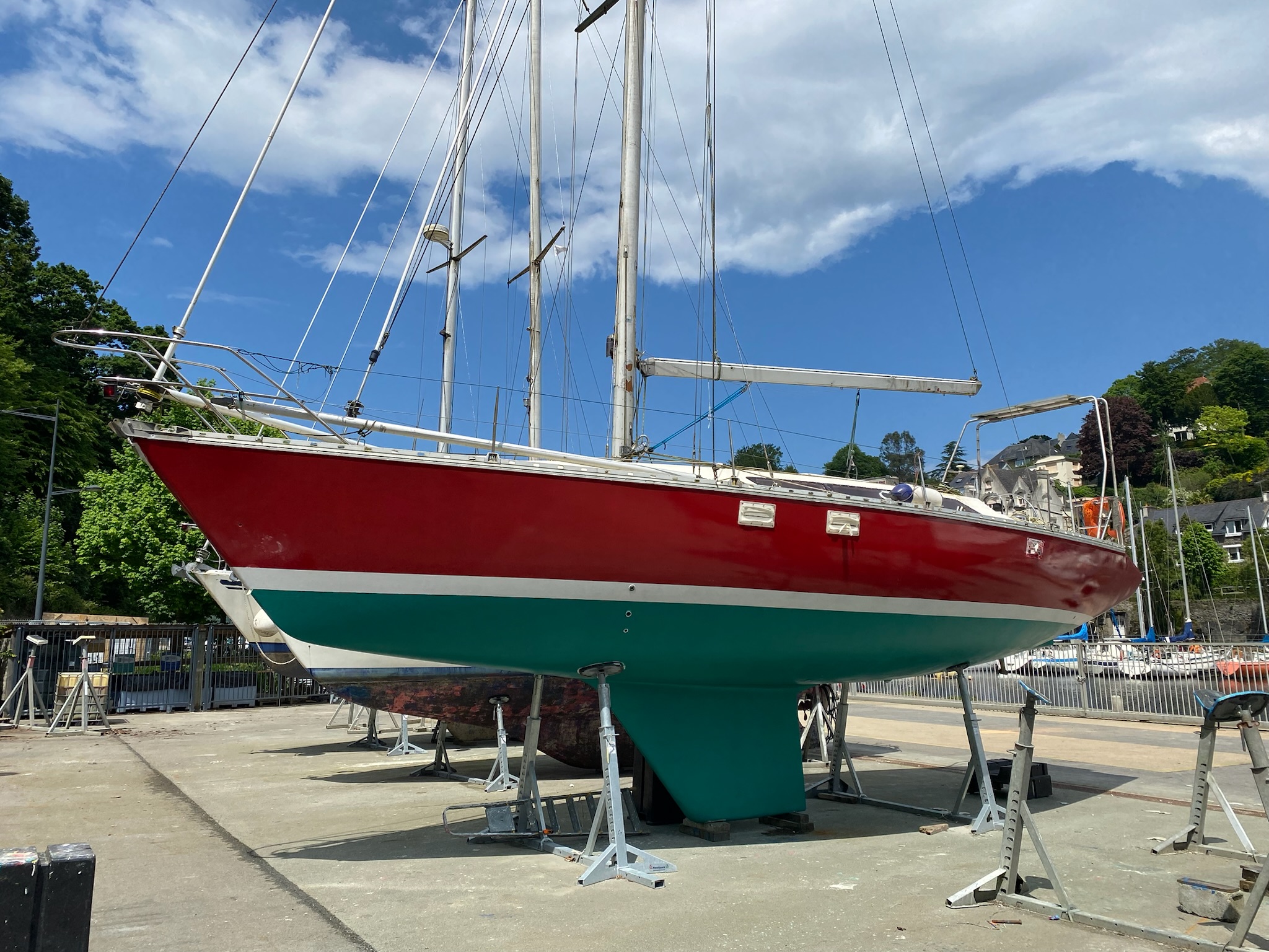 Repeindre un bateau de 12 mètres